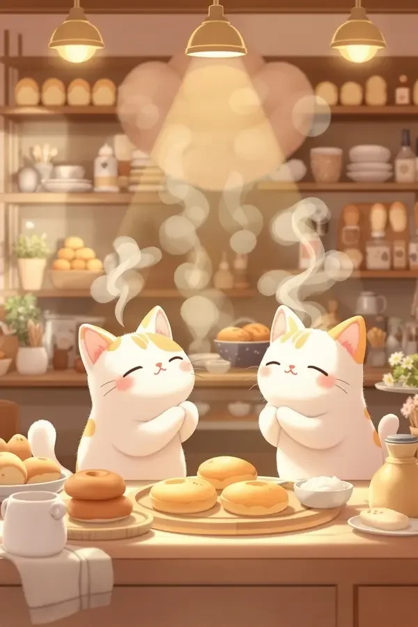 猫咪面包屋 - 欧美电影香气治愈动漫封面